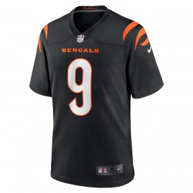 Maillot Cincinnati Bengals Joe Burrow 9 Nike Noir 2021 NFL Draft  - Homme